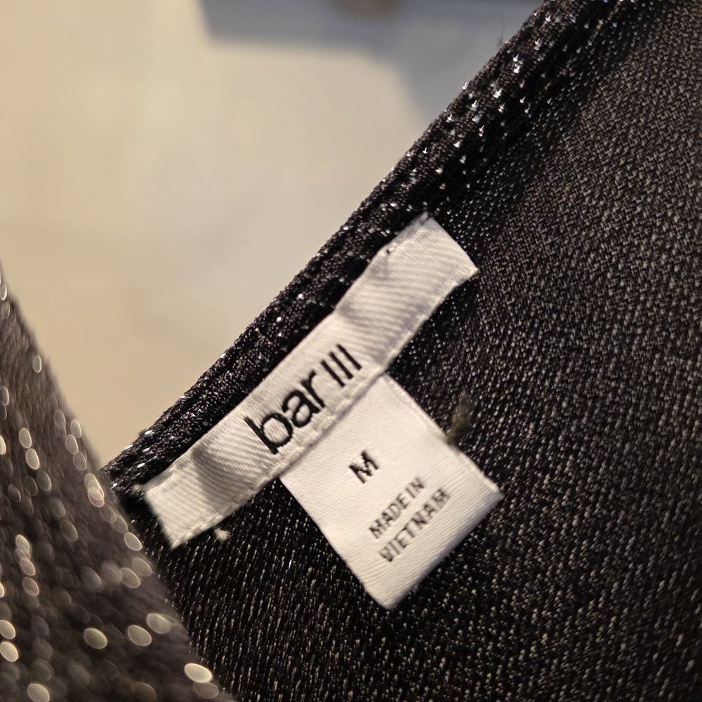 Elegant Black Sleeveless Top, BAR III - Picture 2 of 4